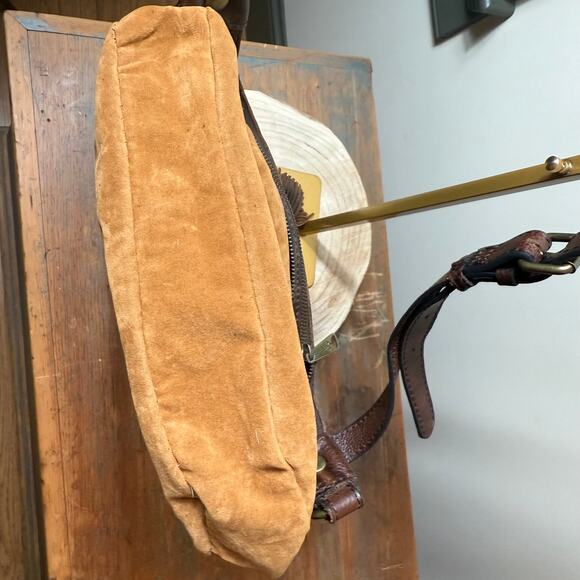 Patricia Nash VINTAGE Camila Leather Crossbody Shoulder-Bag Boho Rustic - Picture 10 of 12